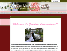 Tablet Screenshot of jordanlimousines.com